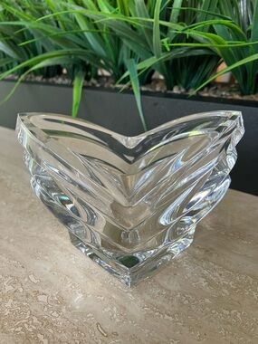 🩶Vintage Mikasa Deco Lead Crystal Votive Candle Holder🩶
